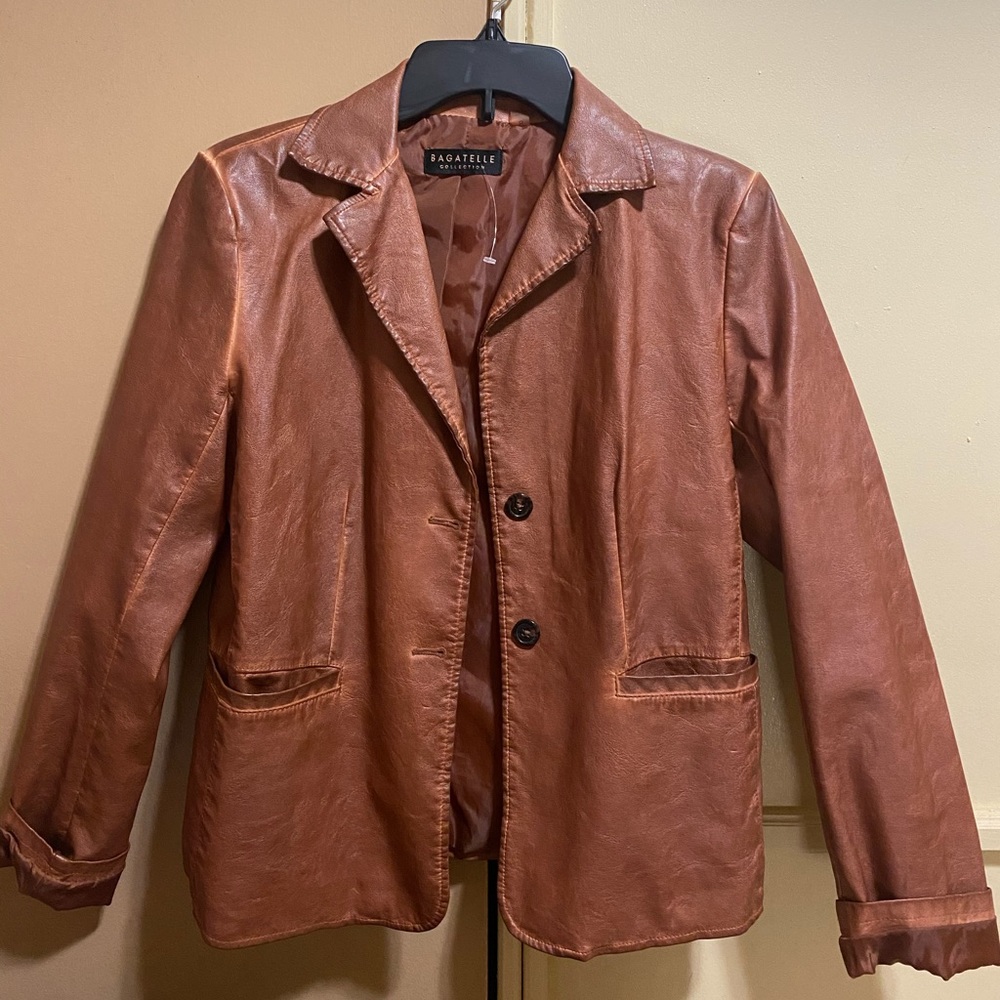 Brand new Bagatelle leather jacket.